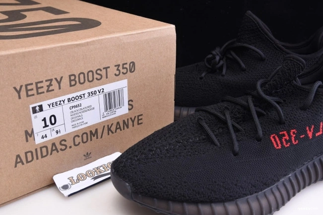 Yeezy Black V2 350 Adidas CP9652 Boost Red 1206